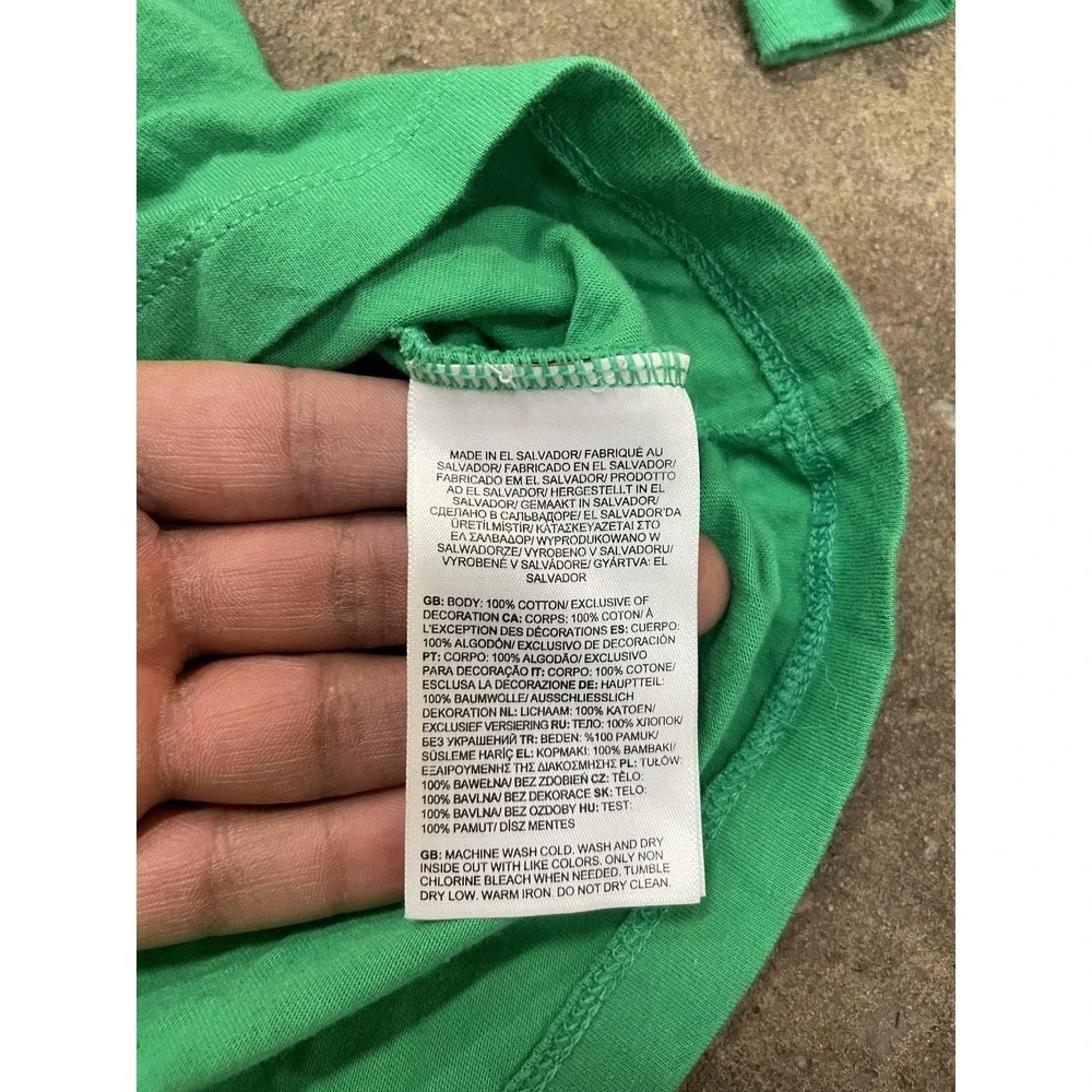 The North Face Long Sleeve Shirt Mens Medium Green‎ Yosemite Half Dome Graphic